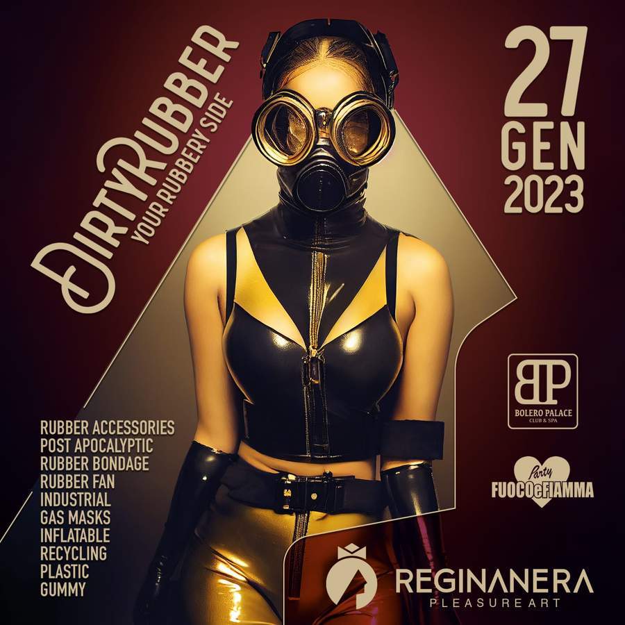 REGINA NERA 🖤 DIRTY RUBBER al BP - Bolero Palace Club & Spa